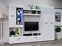 Шкаф двухдверный Нэнси New МДФ 1,0м (белый глянец) фабрика Миф, фото 3
