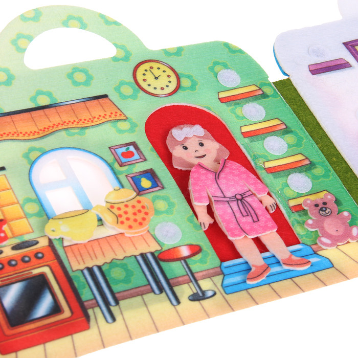 Коврик-игралка "Кукольный домик", высота куклы 11 см - фото 6 - id-p156247495
