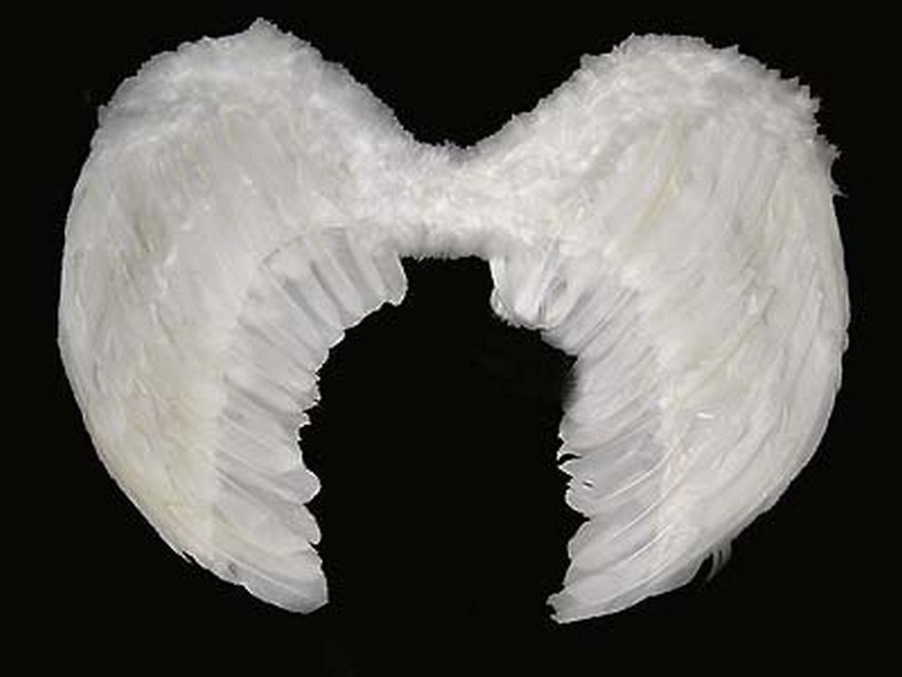 Карнавальные крылья ангела черные - фото 3 - id-p156771918