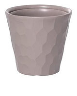 Горшок пластиковый Flower pot ROCKA, мокка