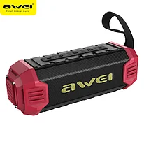 Портативная колонка AWEI Y280, 16 Вт, Bluetooth, USB, MicroSD, FM, AUX, влагозащита IPX4