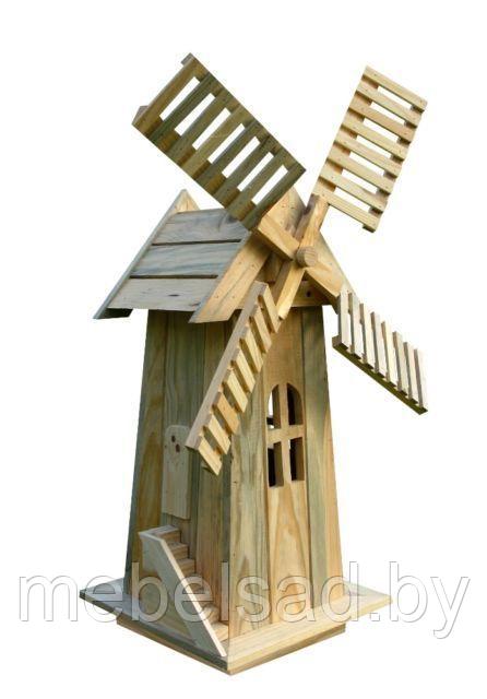 Мельница декоративная деревянная "Рустикальная Люкс" - фото 1 - id-p156796166