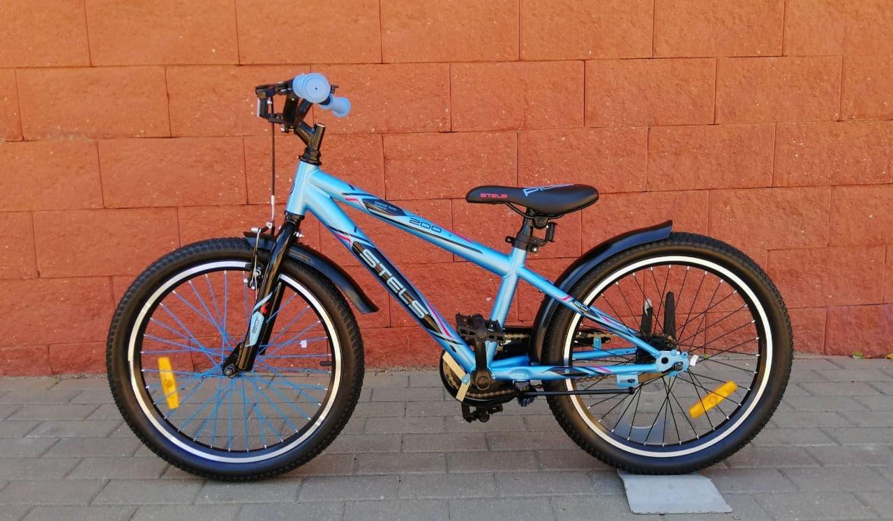 Велосипед детский Stels Pilot 200 Gent 20" Z010 голубой - фото 2 - id-p156813905