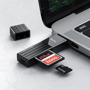Универсальный картридер Hoco HB20 Mindful 2-в-1 USB 3.0 - фото 3 - id-p156827074