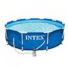 Каркасный бассейн Intex для дачи 28212 Metal Frame 366x76+фильтр-насос 2006 л/ч