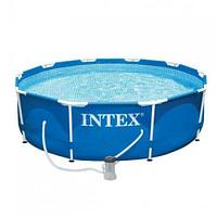 Каркасный бассейн Intex для дачи 28212 Metal Frame 366x76+фильтр-насос 2006 л/ч 28212 Каркасный бассейн Intex для дачи 28212 Metal Frame 366x76+фильтр-насос 2006 л/ч