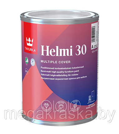 Tikkurila Helmi 30, краска для мебели., фото 2