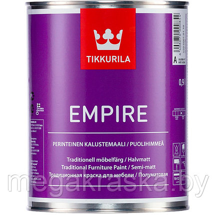 Tikkurila Empire, тиксотропная краска для мебели., фото 2