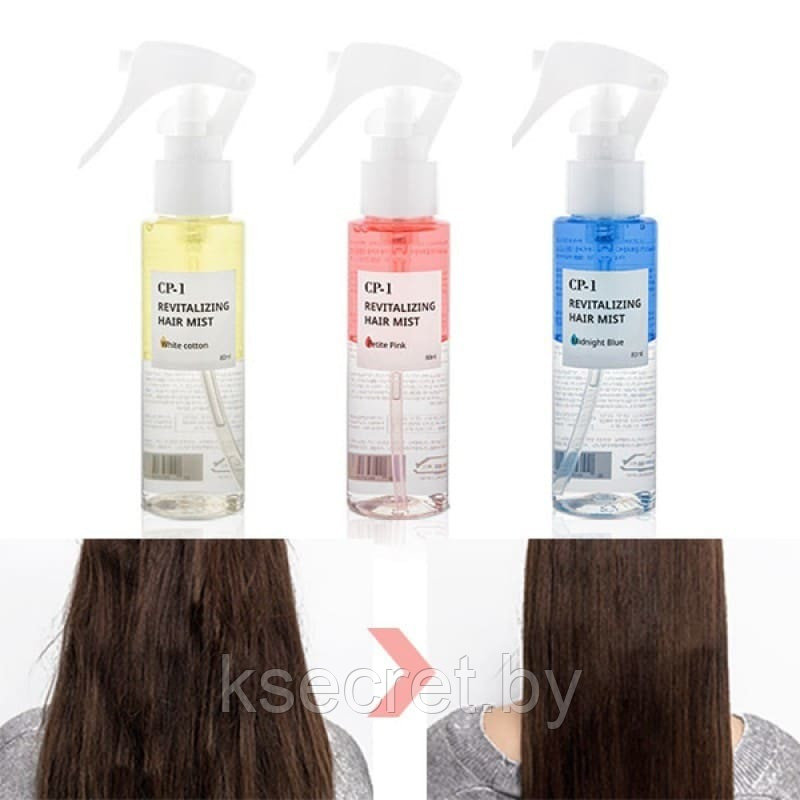 [ESTHETIC HOUSE] Мист для волос ГРУША/ПЕРСИК CP-1 Revitalizing Hair Mist (Petite Pink), 80 мл - фото 2 - id-p156881087