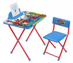 Комплект мебели с детским столом Ника Д2М2 Marvel Мстители 2