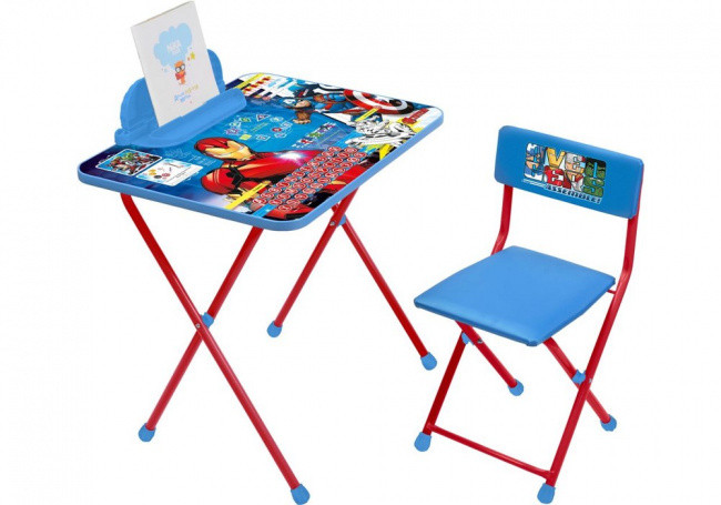 Комплект мебели с детским столом Ника Д2А Marvel Мстители - фото 1 - id-p147654327