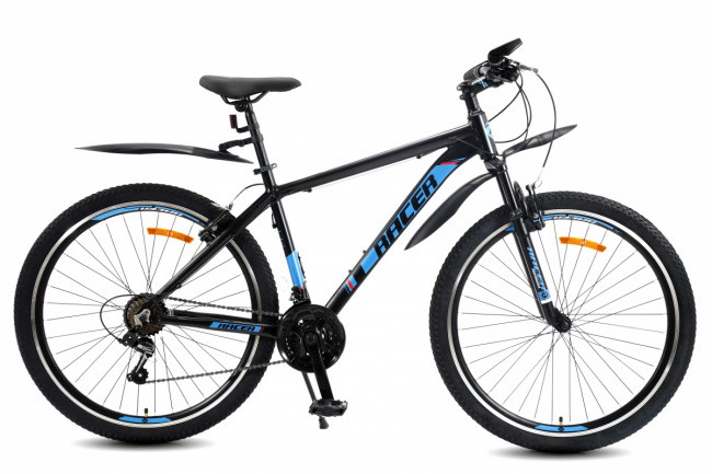 Велосипед Racer Matrix 27.5 Черно-синий 2021 - фото 1 - id-p154281170