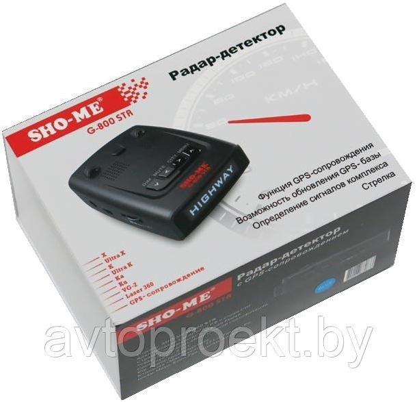 Антирадар Sho-Me G-800 STR GPS база - фото 4 - id-p14505088