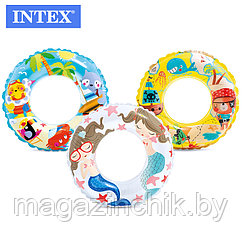 Надувной круг Морской рисунок Intex 59242, 61 см