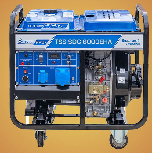 Дизель генератор TSS SDG 6000EHA - фото 2 - id-p155444095