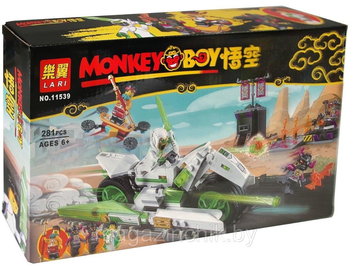 Конструктор Мотоцикл Белого Дракона Lari 11539, аналог Lego Monkie Kid 80006