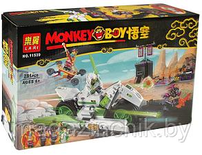 Конструктор Мотоцикл Белого Дракона Lari 11539, аналог Lego Monkie Kid 80006