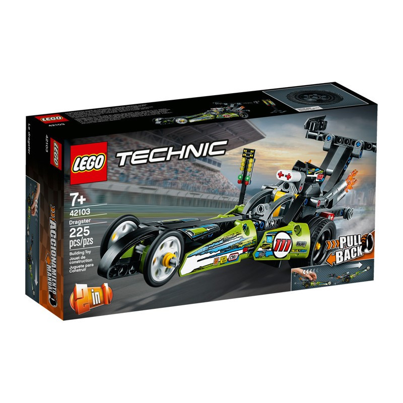 Конструктор LEGO Technic 42103 Драгстер - фото 1 - id-p156936208