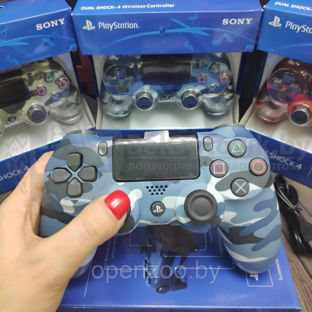 Игровой геймпад Sony DualShock 4 , беспроводной Серебро - фото 9 - id-p153859942