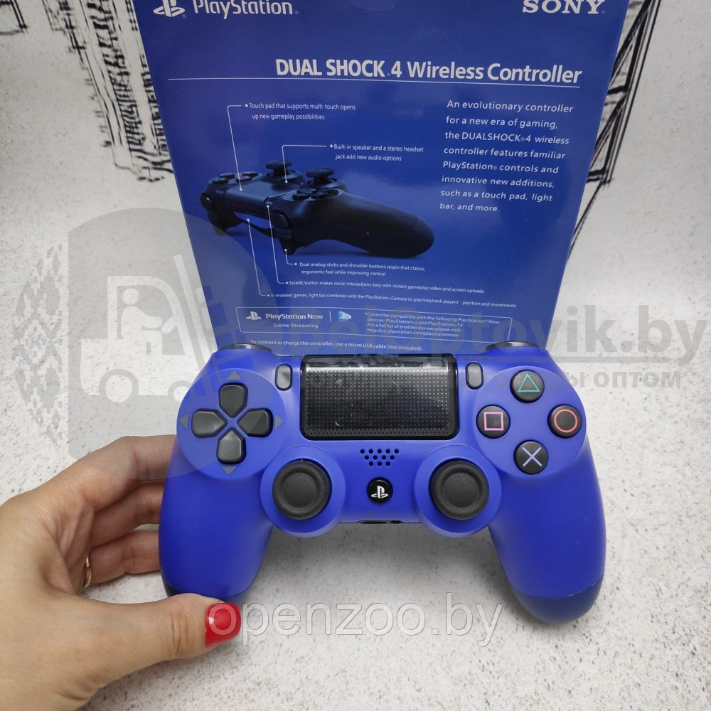Игровой геймпад Sony DualShock 4 , беспроводной Зеленый хаки - фото 10 - id-p145038115