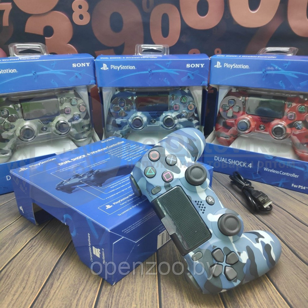 Игровой геймпад Sony DualShock 4 , беспроводной Синий хаки - фото 8 - id-p142589661