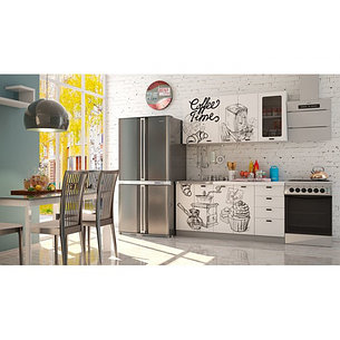 Кухня Интерьер-центр Чикаго Белая Coffe time 1,6 м, фото 2