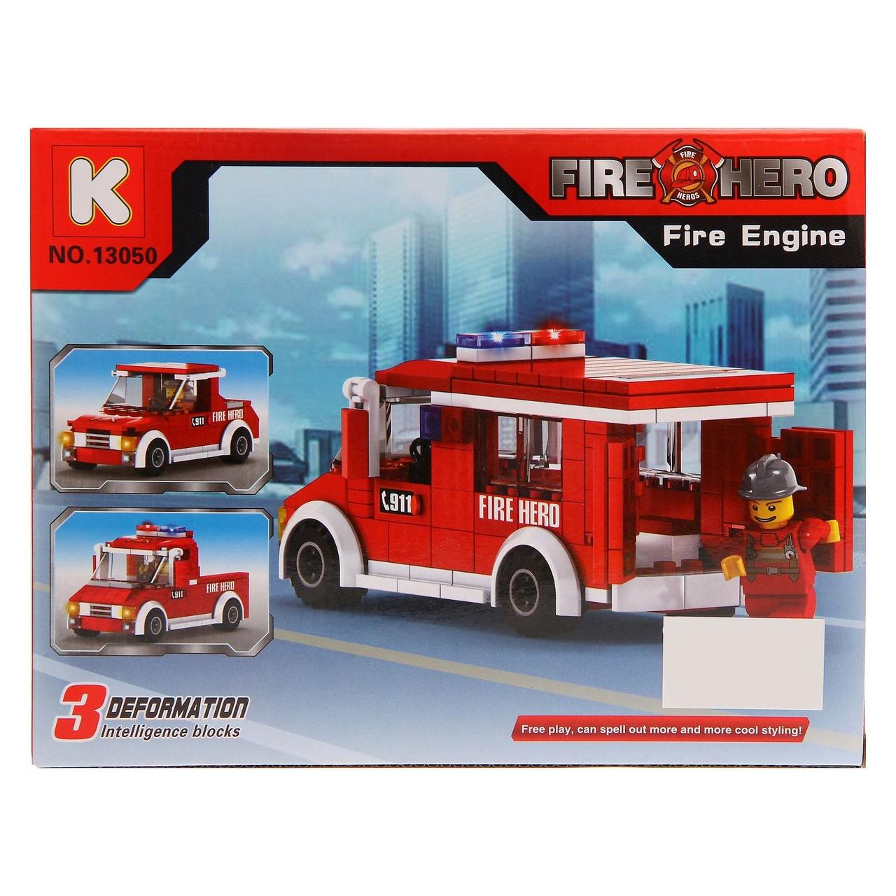 Конструктор Пожарная машина Fire Hero - фото 3 - id-p156957228