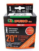 Велокамера DURO 20" (В КОРОБКЕ) 20х2.125 A/V, DHB01005