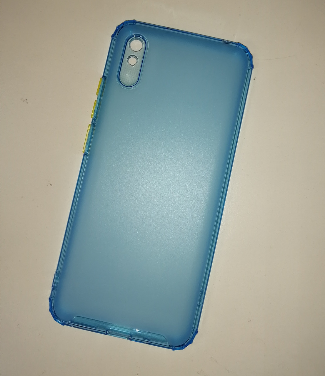 Чехол-накладка JET для Xiaomi Redmi 9A (силикон) голубой усиленный
