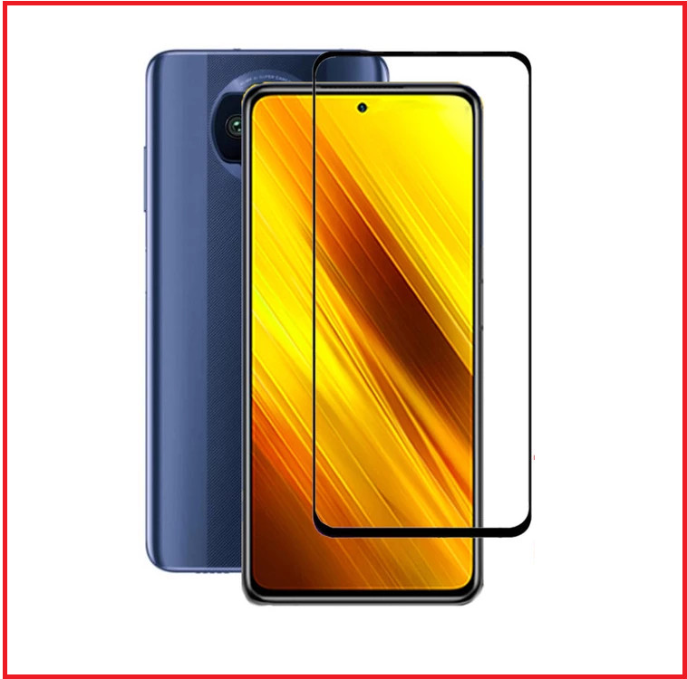Защитное стекло Full-Screen для Xiaomi Poco F3 черный (5D-9D с полной проклейкой) - фото 2 - id-p156982060