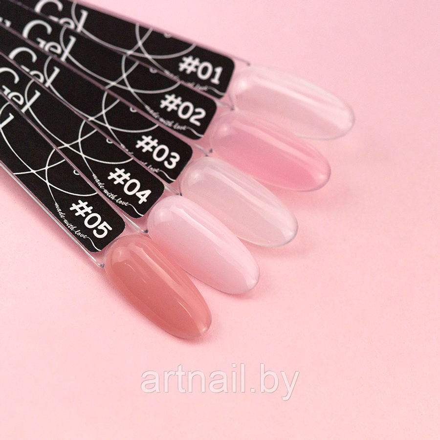 Гель-желе (Builder gel) Püf, прозрач. розовый "Pink Clear" #02, 15 мл - фото 4 - id-p156982079