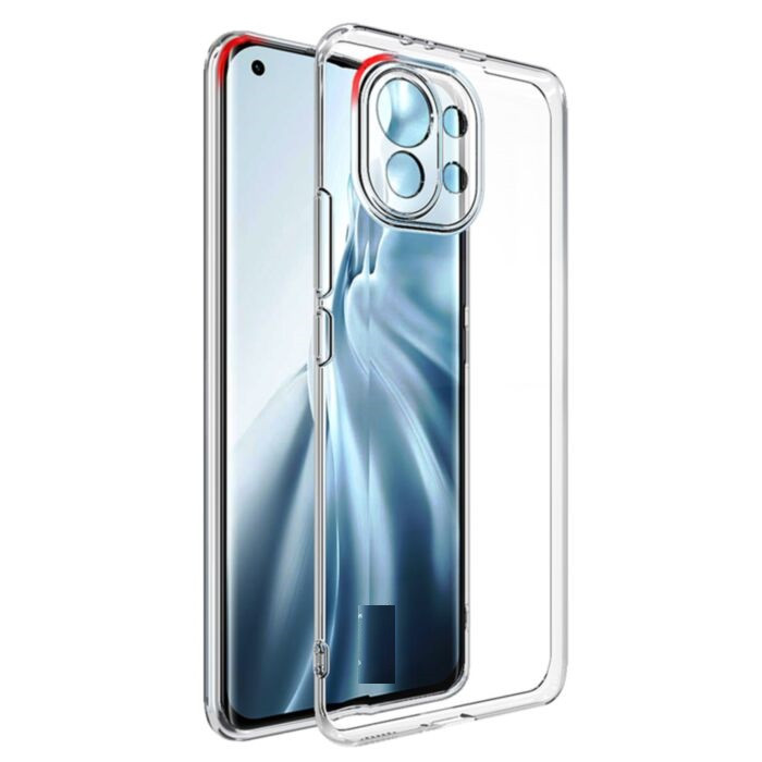 Чехол-накладка для Xiaomi Mi 11 (силикон) прозрачный с защитой камеры - фото 2 - id-p156991716