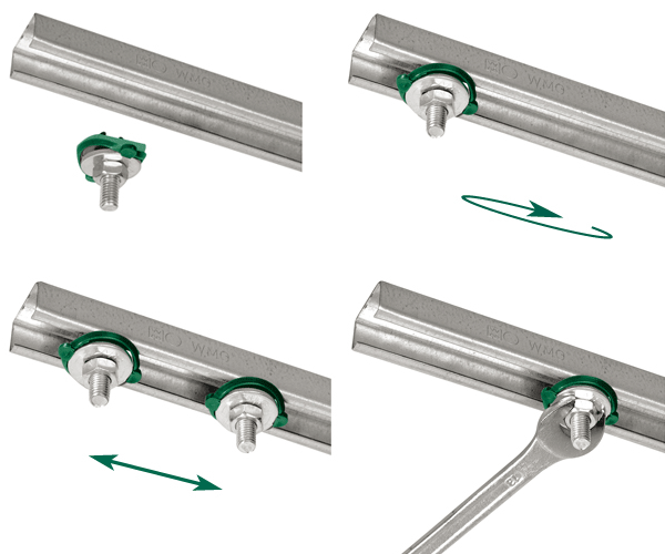 Монтажный болт Walraven BIS RapidRail Hammerfix М8х50 мм - фото 2 - id-p156994095