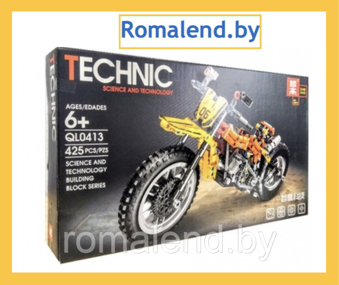 Конструктор TECHNIC QL0413 Мотоцикл - фото 1 - id-p156997007