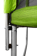 Батут ALPIN SMILE 312 см зеленый, с защитной внутренней сеткой и лестницей, фото 3