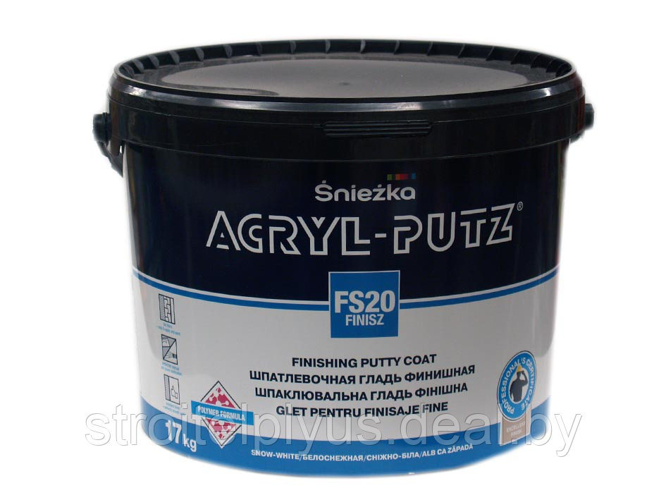 Шпатлевка Acryl-Putz финишная FS20 17кг - фото 1 - id-p157007931