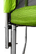 Батут ALPIN SMILE 374 см зеленый, с защитной внешней сеткой и лестницей, фото 4