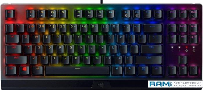 Клавиатура Razer BlackWidow V3 Tenkeyless Green Switch - фото 1 - id-p157003213