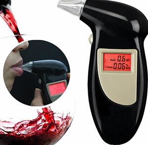 Персональный портативный цифровой алкотестер с подсветкой Digital Breath Alcohol Tester, фото 2