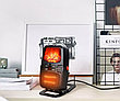 Портативный обогреватель "Камин" Flame Heater (Handy Heater) с пультом управления и с LCD-дисплеем  (500Вт), фото 2
