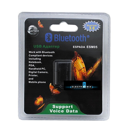 Bluetooth Адаптер Espada ESM-05 Bluetooth v3.0 USB2.0 Adapter - фото 3 - id-p14535729