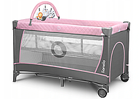 Манеж- кровать Lionelo Flower Flamingo Pink