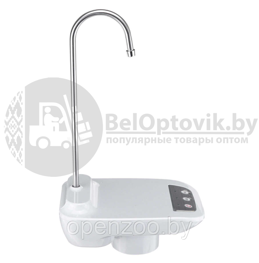 Беспроводная сенсорная USB-помпа для бутылей с краном и возможностью выбора объема 300ml и 1,0 l YH-001 Белый - фото 8 - id-p143161211