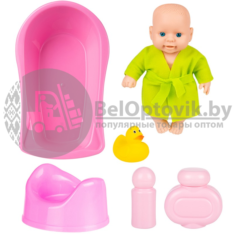 Кукла - малыш Пупс Fancy Dolls с 5-ю аксессуарами для купания PU13 - фото 8 - id-p157046636