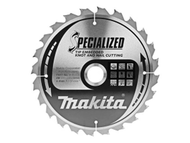 Диск пильный 270х30 мм 40 зуб. MAKITA (Пильный диск для демонтажных работ, 270x30x1.8x40T), фото 2