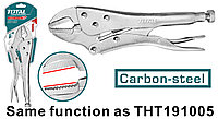 Зажим ручной плоский захват, 250 мм TOTAL THT191002