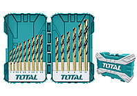 Набор сверл по металлу 15шт (1-12 мм) сталь HSS TOTAL TACSDL51501