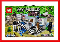 76005 Конструктор LEDUO Minecraft MY WORLD "Мини шахта", 568 деталей, аналог Лего