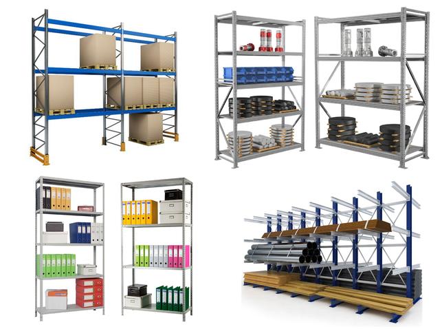 Стеллажи металлические