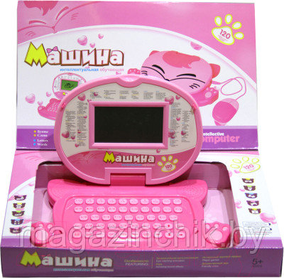 Детский компьютер ноутбук розовый, 120 функций, мышь 20321ER - фото 3 - id-p157101135